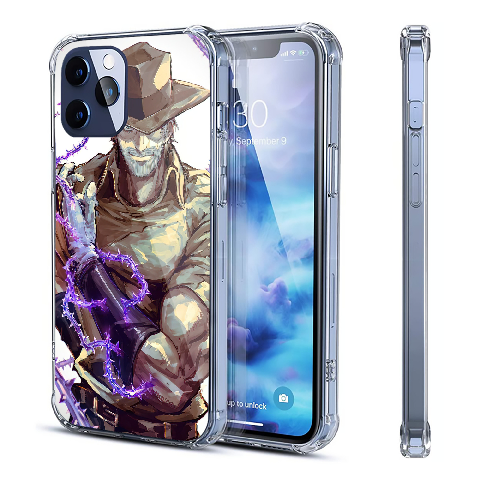（画像用） ジョジョの奇妙な冒険 JoJo's Bizarre Adventure 【iPhone 12シリーズ対応】透明スマホケース（クリアソフトケース）